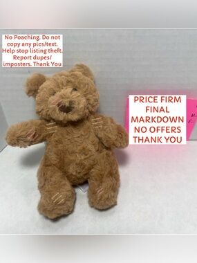 1 (one) BNWT JELLYCAT TINY BARTHOLOMEW BEAR GREAT STOCKING STUFFER